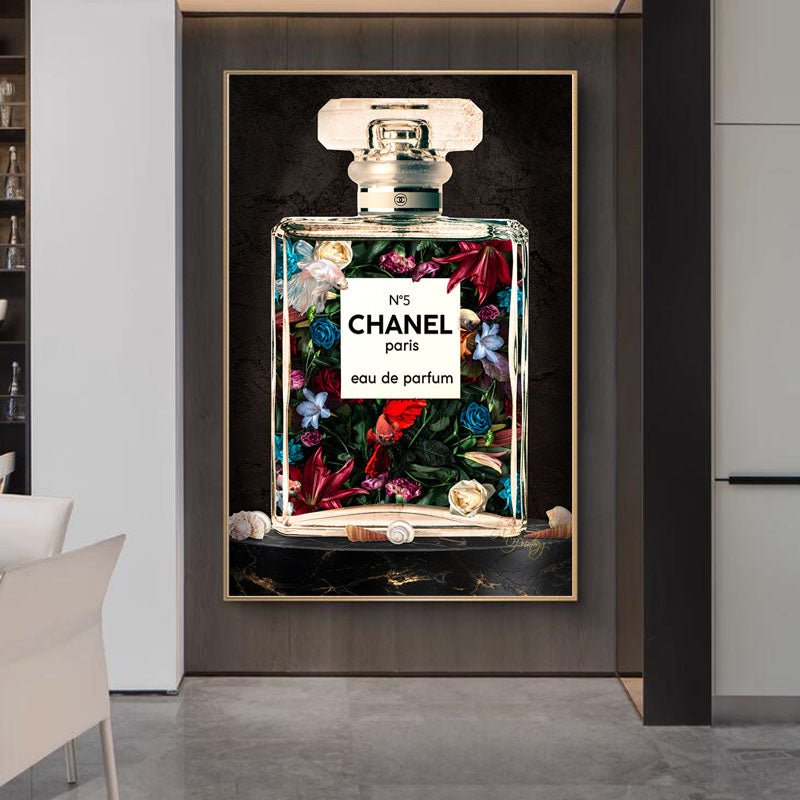 Chanel flowers – Kanvaskingdomgallery