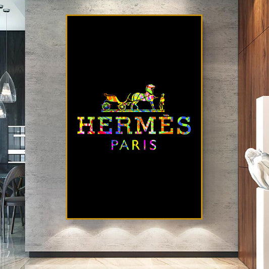 HERMES Paris Graffiti Canvas