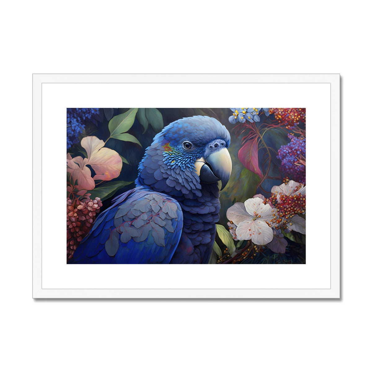 Blue Macaw - Framed Print