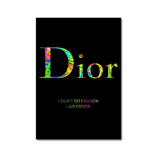 Dior Framed - Canvas
