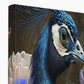 Peafowl Bird - Framed Canvas