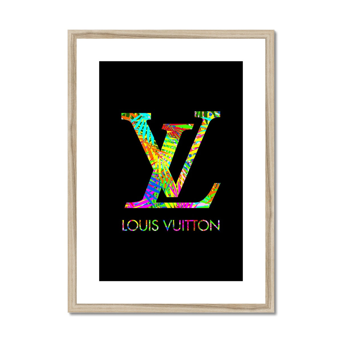 LV - Framed Print