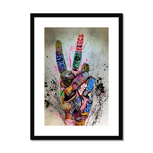 Peace Graffiti - Framed Print