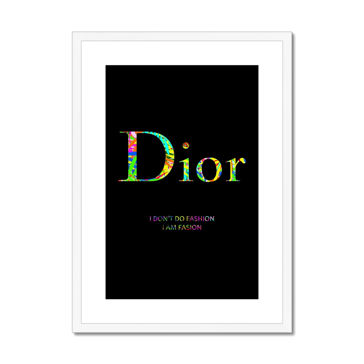 Dior - Framed Print