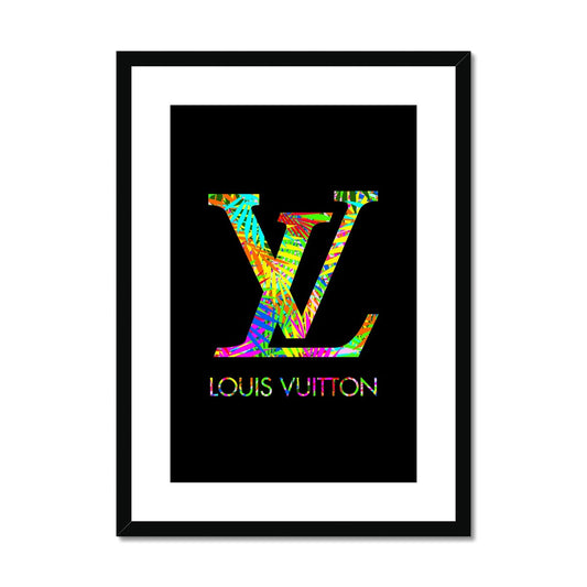LV - Framed Print