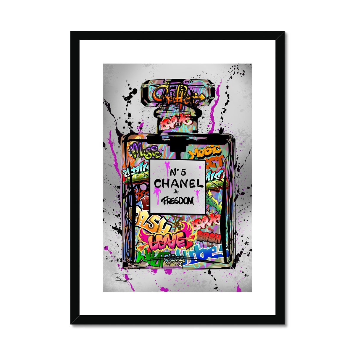 Chanel No5 - Framed Print