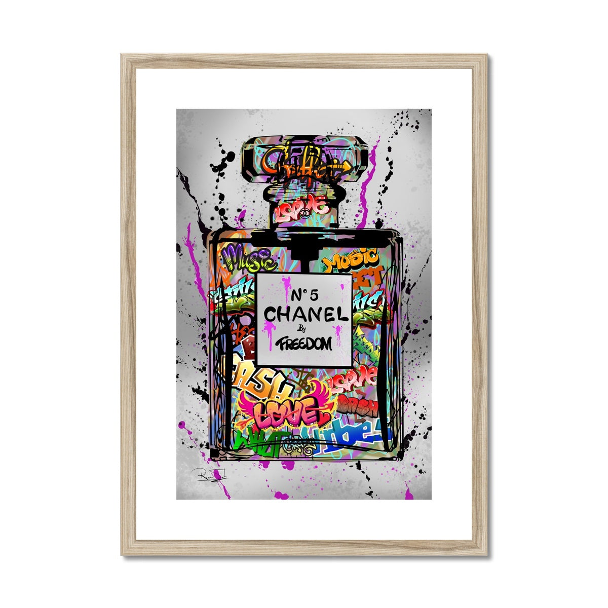 Chanel No5 - Framed Print