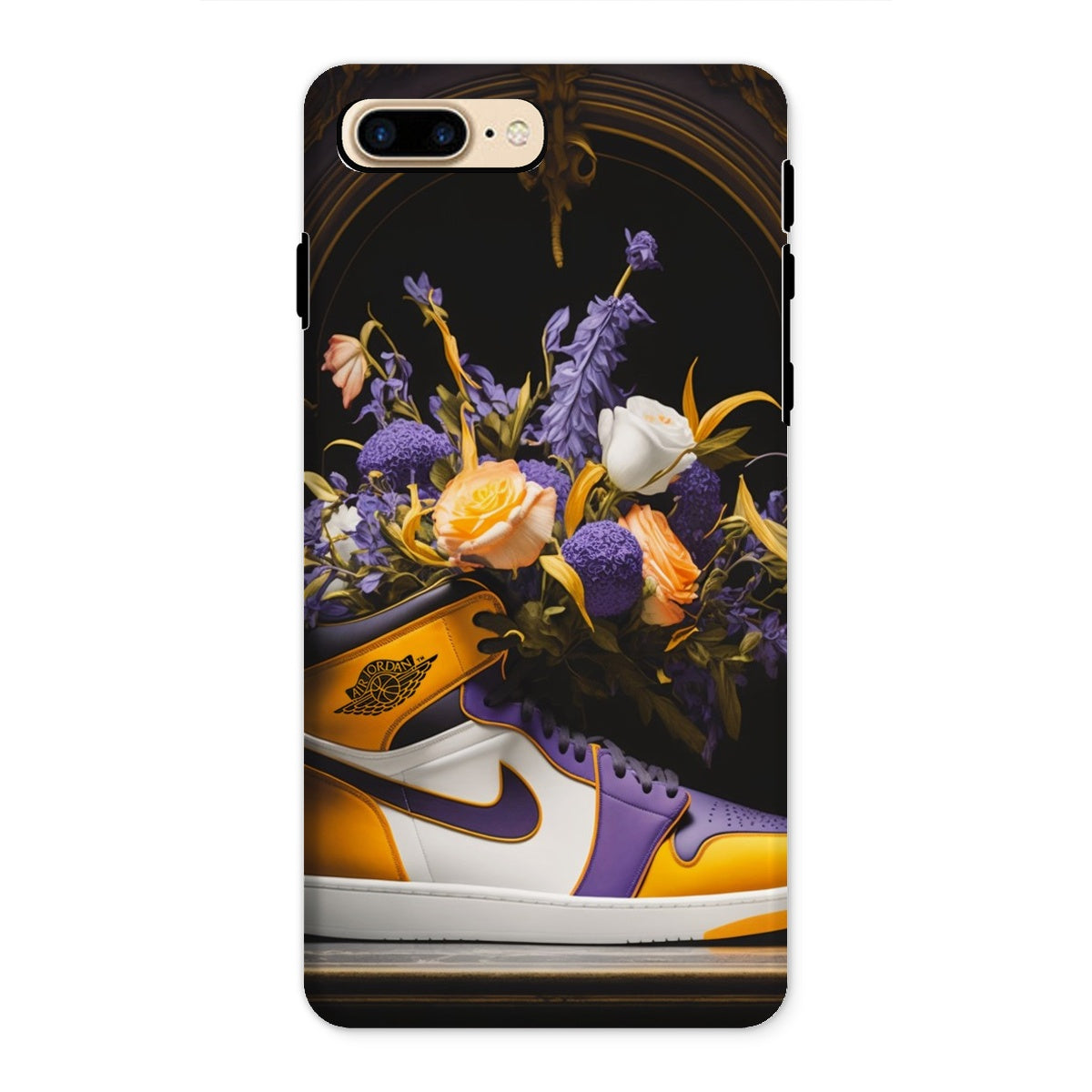 Air Jordan 1 Mid Lakers - Phone Case
