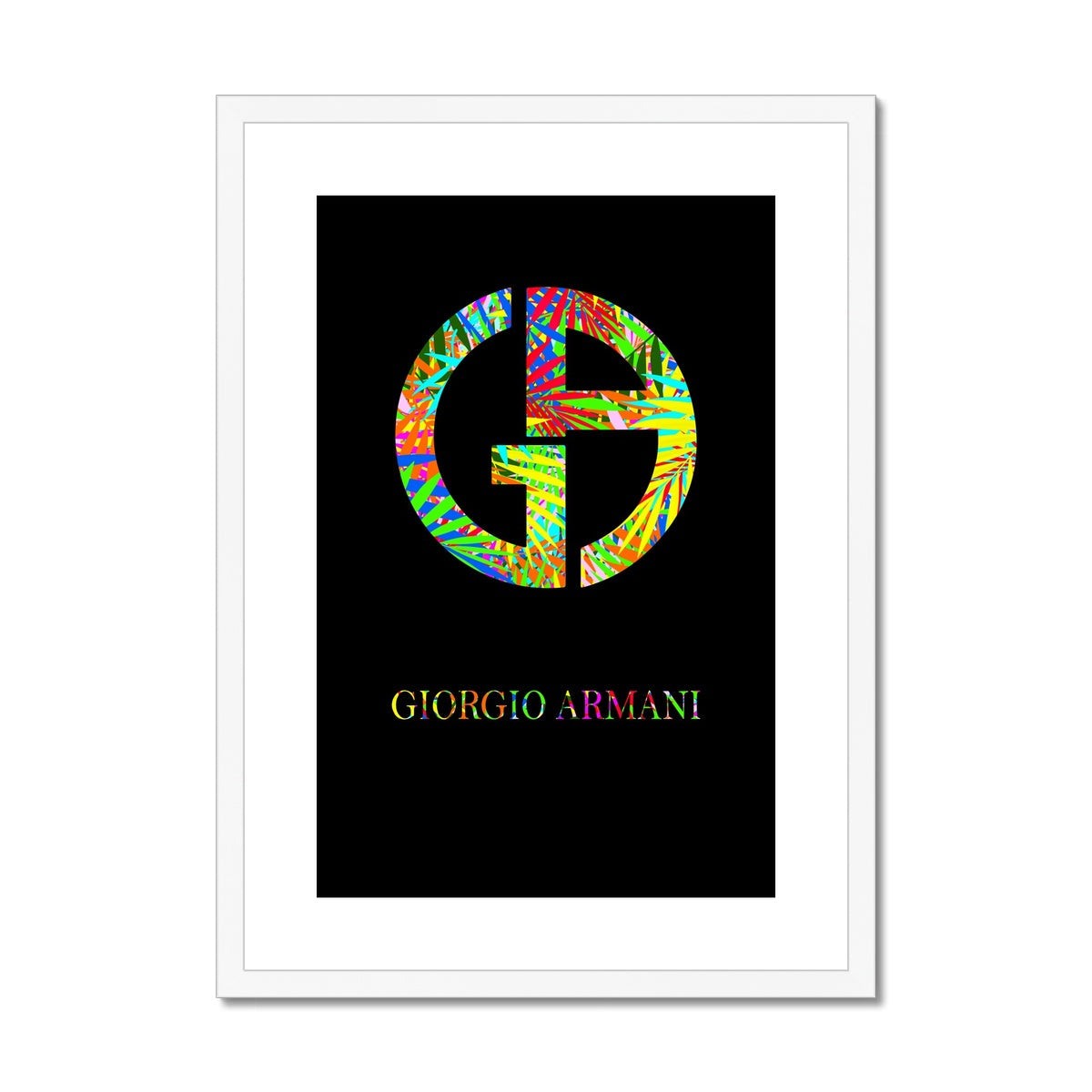Giorgio Armani -Framed Print