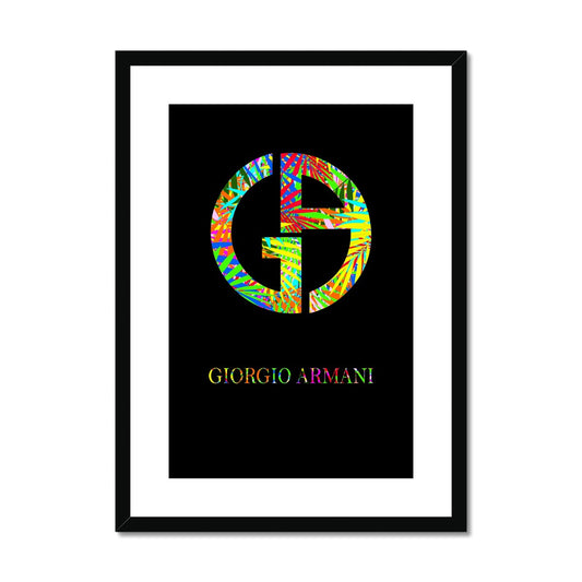 Giorgio Armani -Framed Print