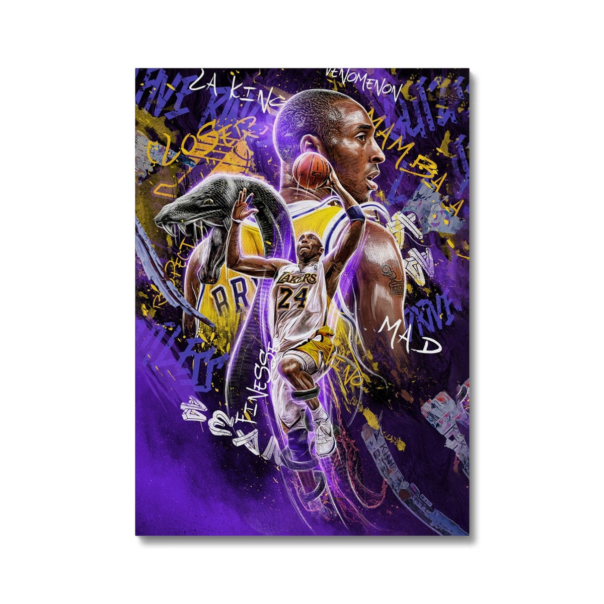 Lakers Legend - Framed Canvas