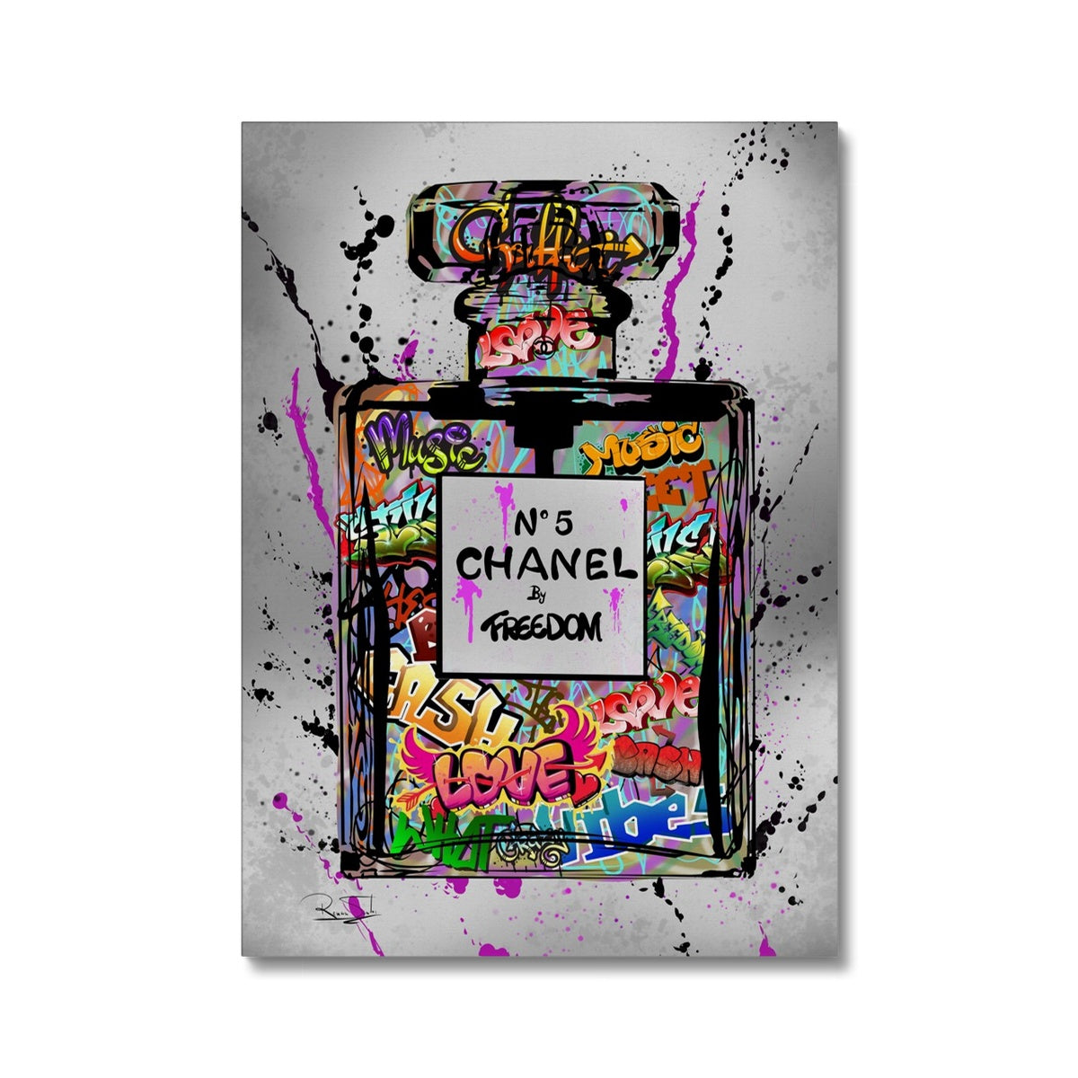 Chanel No5  - Framed Canvas