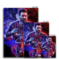 Leo Messi Barcelona Framed Canvas