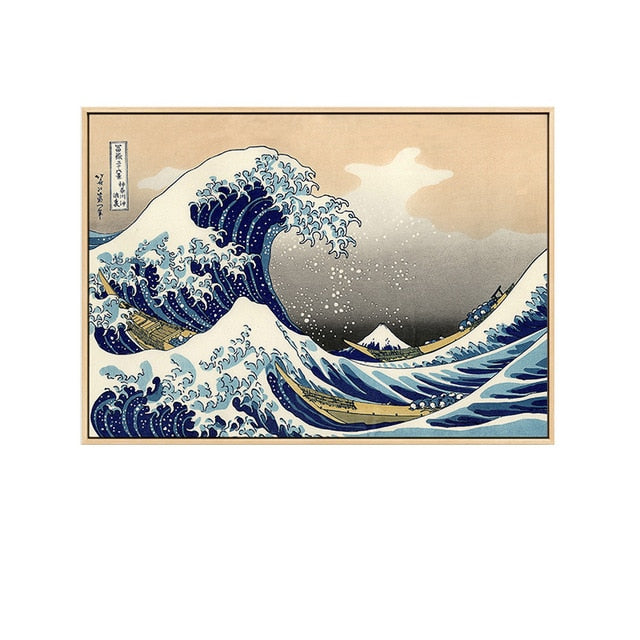 The Great Wave off Kanagawa Canvas