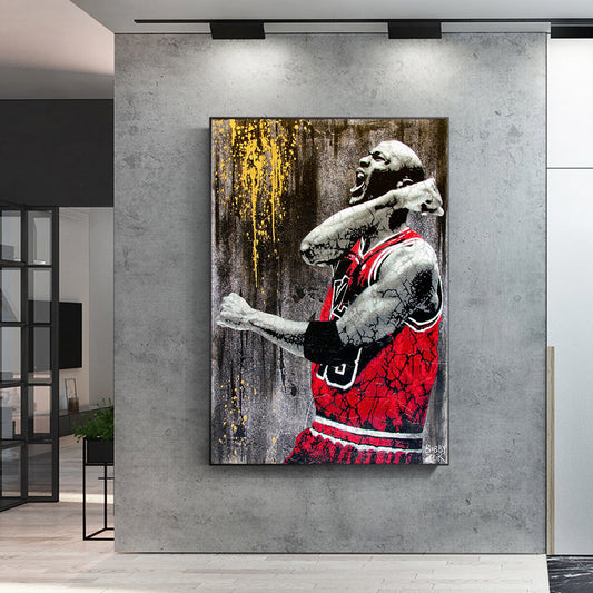 Michael Jordan The Goat canvas