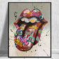 Tongue Graffiti Art